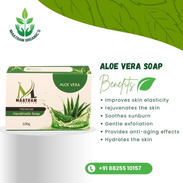 Aloe Vera Soap-100G - Image 2