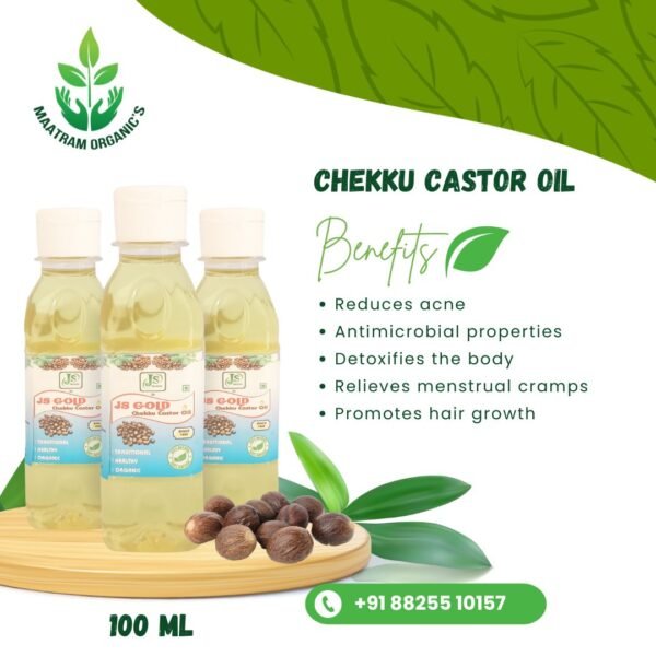 Chekku Castor Oil-100 ML - Image 2