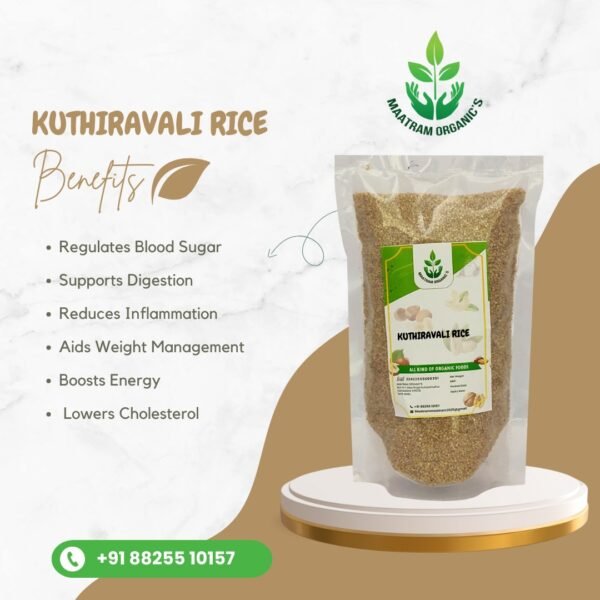 Kuthiraivali Rice-1KG - Image 2