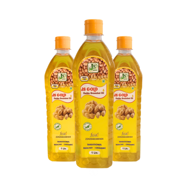 Chekku Groundnut Oil -1000 ML