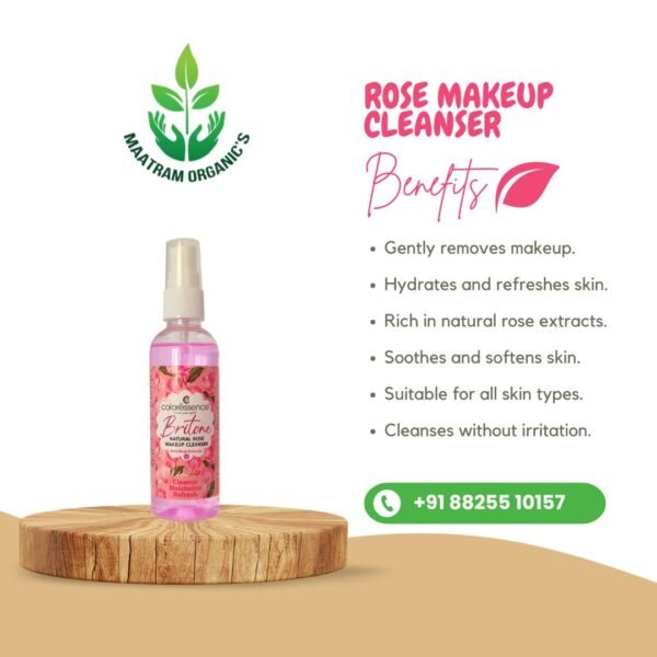 Rose Makeup Cleanser-100ML - Image 2