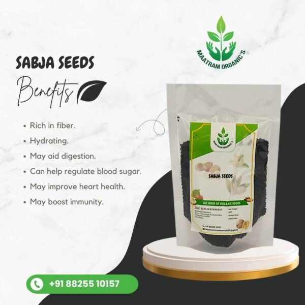 Sabja Seeds-1KG - Image 2